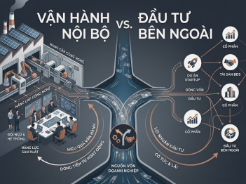 So sánh đầu tư nội bộ và đầu tư bên ngoài doanh nghiệp