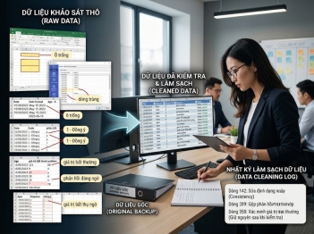 Cách xử lý dữ liệu nghiên cứu thị trường trước phân tích