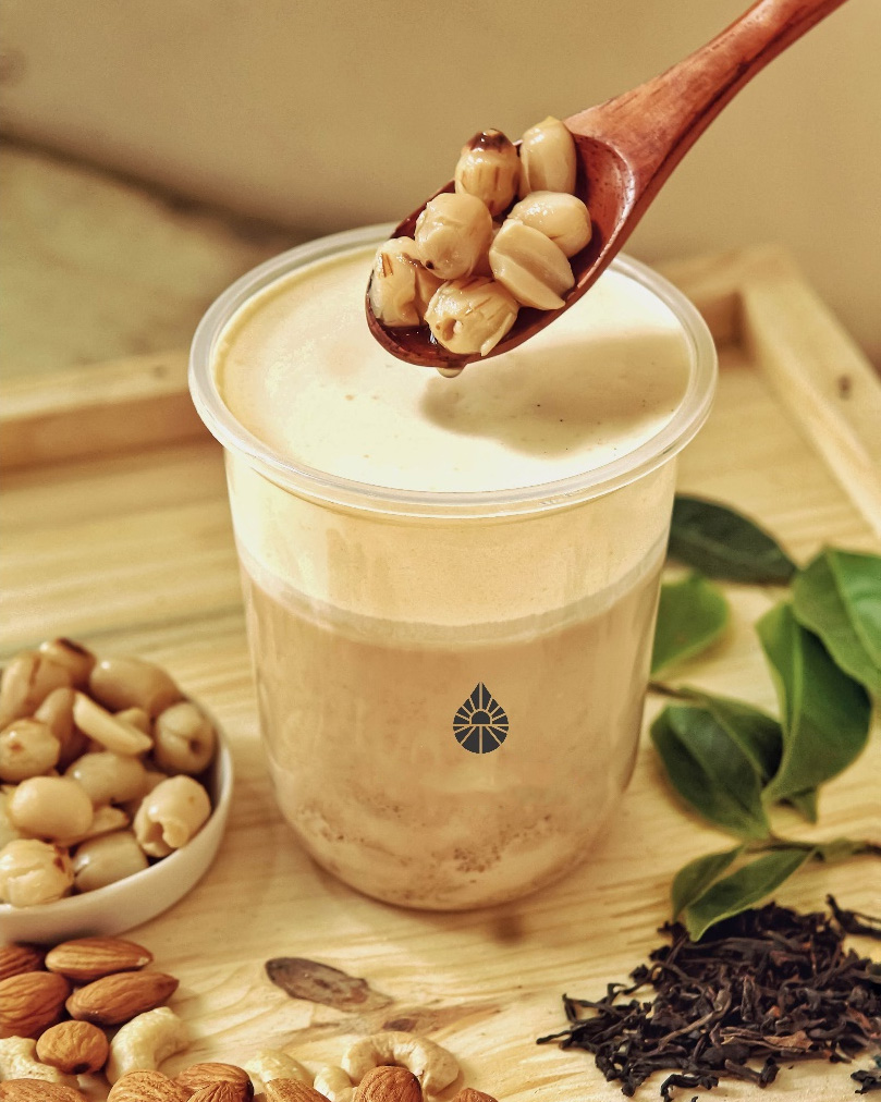 pha trà sữa từ sữa hạt